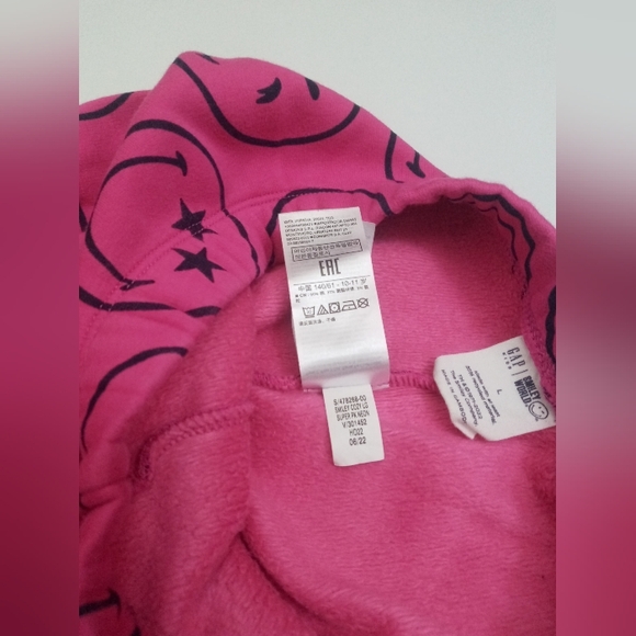 Gap Girls Smilly World Leggings Size L Pink Color - Picture 8 of 14